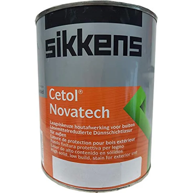 Sikkens Cetol Novatech Dünnschichtlasur High-Solid, 2,500 L, UV-schutz, wirtschaftlich, verbrauch ca. 15-20m²/l