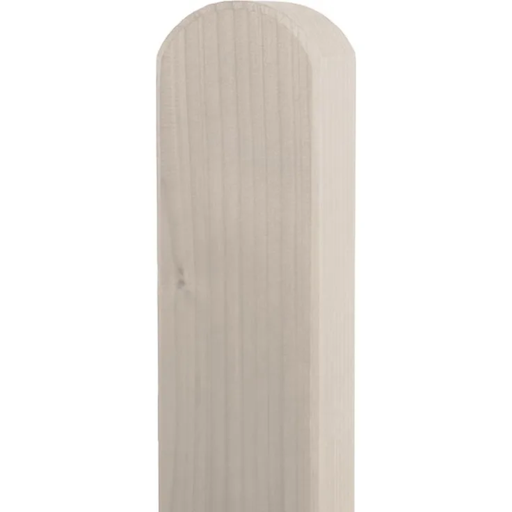 BM-Massivholz Zaunpfosten Vierkant Douglasie, gerundete Kanten, 190 cm, farbig honig