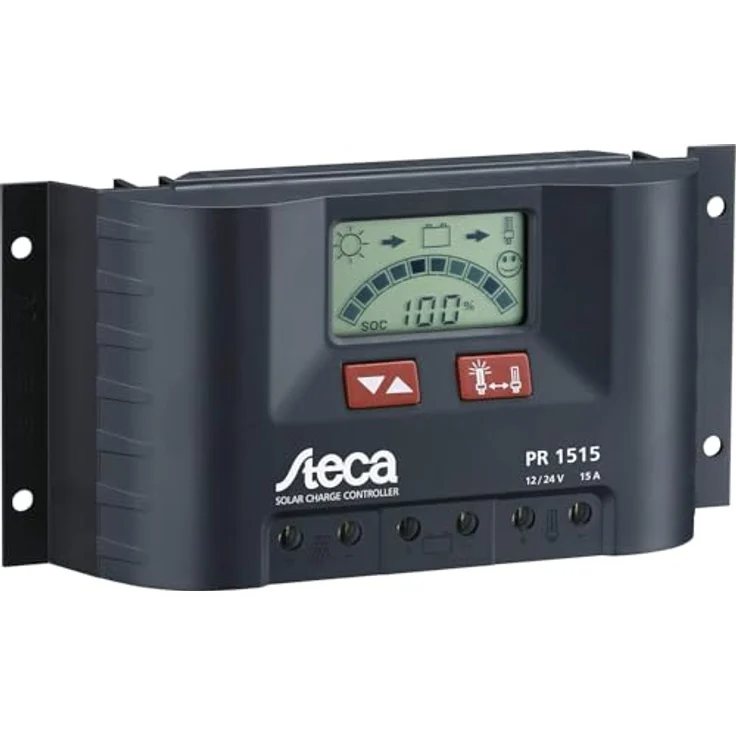 Steca Solarladeregler PR 1515, Laderegler für Wohnmobile und Caravan, 12V, 15A – Bild 2