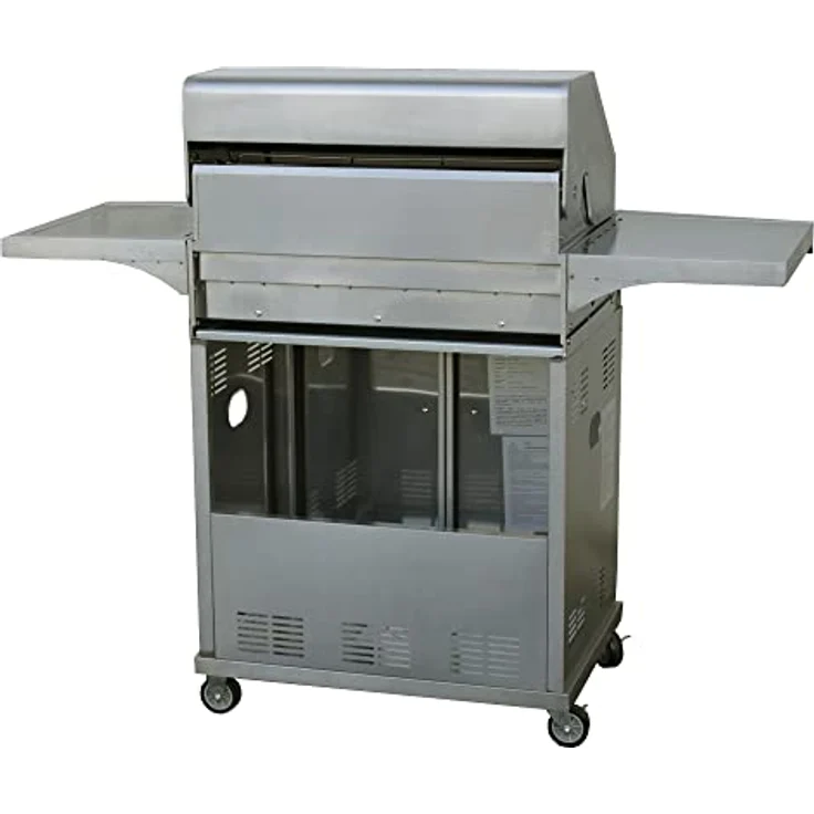 Vaiko Chef 4 Gasgrill Echte Edelstahl Konstruktion Grillstation Grillwagen 4+1 – Bild 4