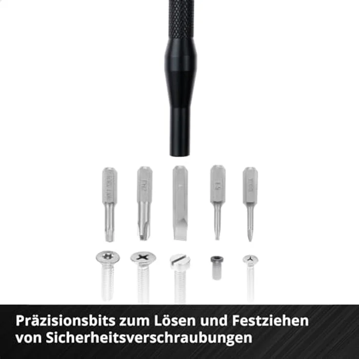Einhell Präzisionsbit-Set 28-teilig, einschließlich Schraubendreher-Bithalter, S2 Stahl Bits und Reparaturwerkzeugen für Elektronik – Bild 4