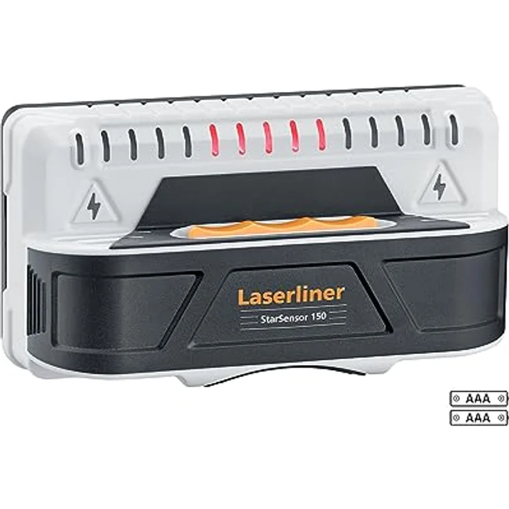 LASERLINER StarSensor 150 080.977A, Elektronisches Leitungsortungsgerät mit max. Ortungstiefe 40 mm und LED-Anzeige – Bild 2