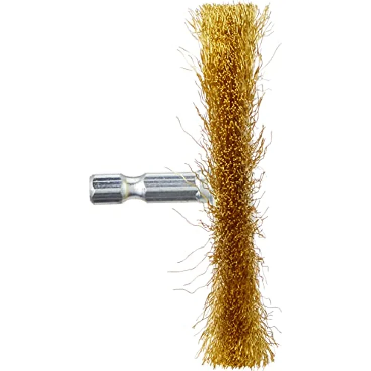 KWB Scheibenbürste, Messingdraht, gewellt, Durchmesser 75 mm - 609310 – Bild 4