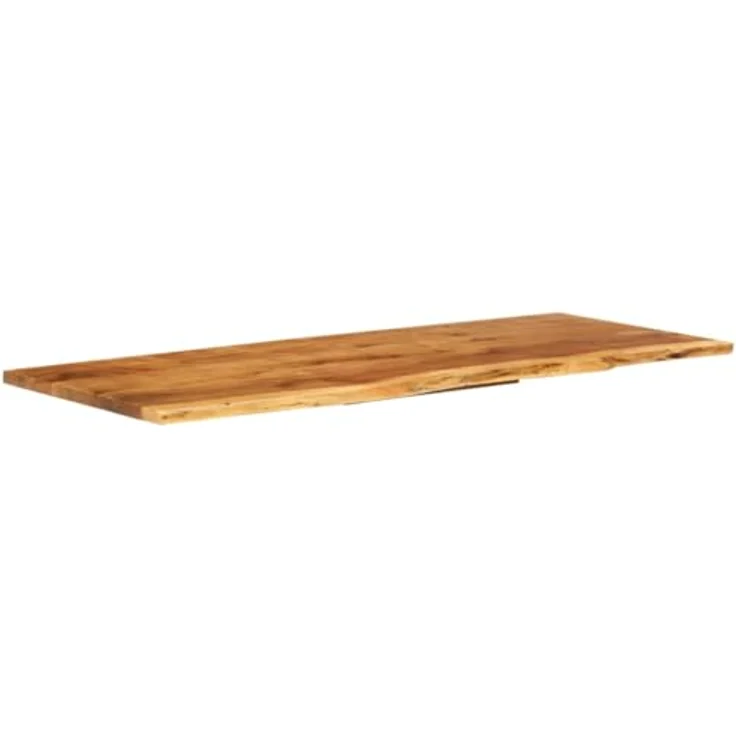 vidaXL Badezimmer-Waschtischplatte Massivholz Akazie 140 x 55 x 2,5 cm – Bild 6