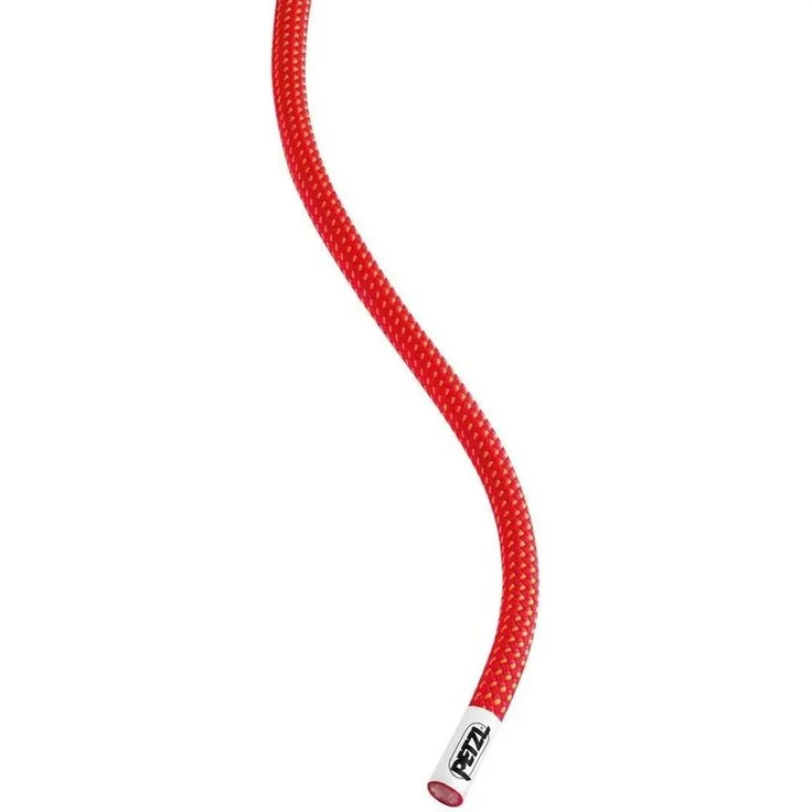 Petzl Rumba 8mm 60m Halbseil, Duratec Dry Imprägnierung, für Mehrseillängenrouten und Bergsteigen, blau