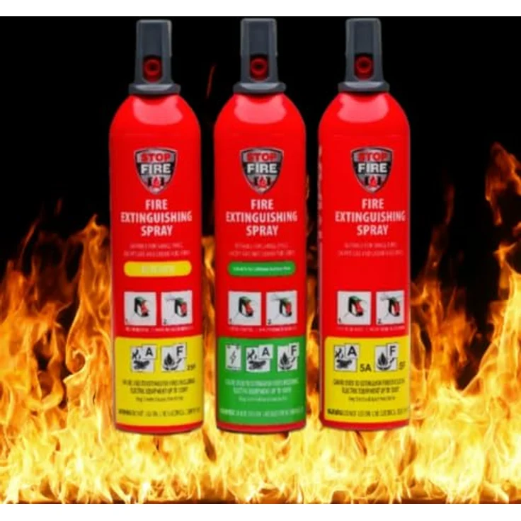 IWH STOPFIRE Feuerlöschspray, 750ml, wiederverwendbar, für Brandklasse 5A/5F, Fluorine/PFAS frei, ideal für Haus und Auto, 6x750ml Set – Bild 4