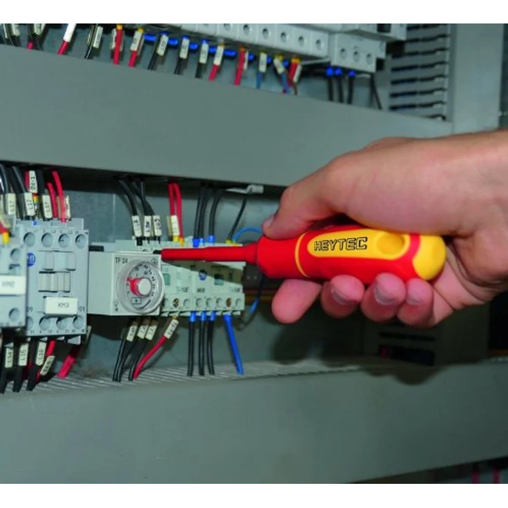 HEYTEC VDE-Elektrikersatz Werkzeugkoffer, 18-tlg. mit praktischer Rolltasche für Hochspannungsarbeiten bis 1000 V – Bild 5