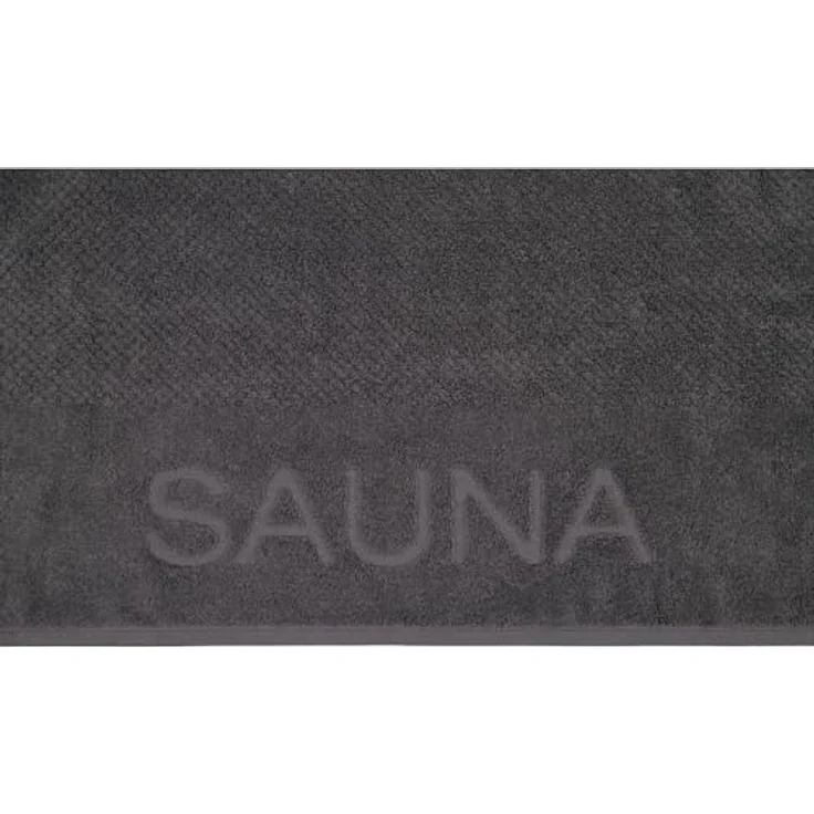 Cawoe Pure 6501, Saunatuch in Grau, 80x200 cm, hochwertiger Frottier für Freizeit und Wellness – Bild 4
