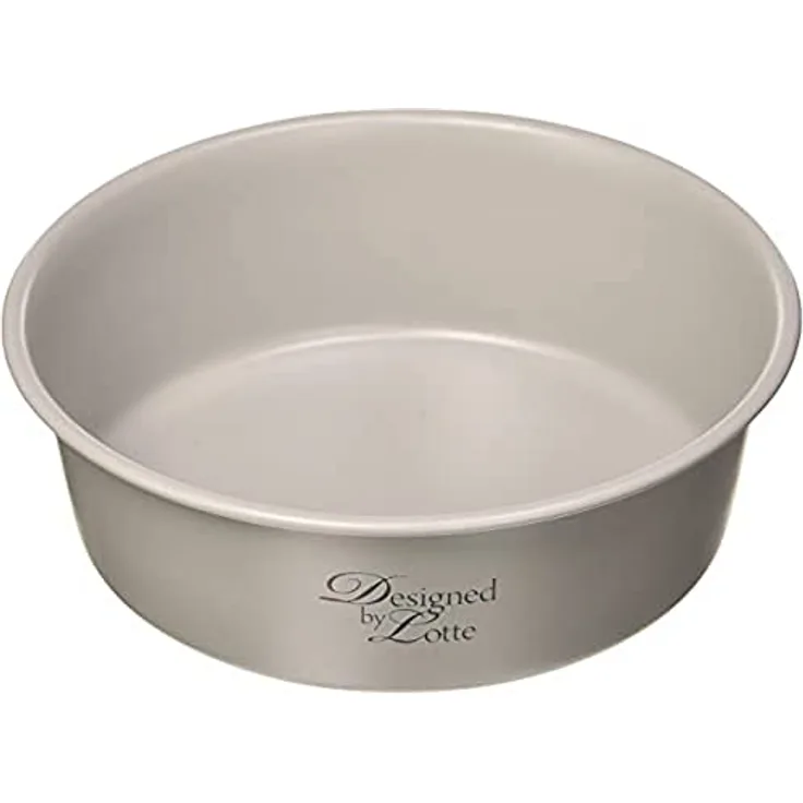 Beeztees K&Bz Teller aus Stahl für Hunde, Durchmesser 20 cm, 1900 ml, Hellgrau 2000 g