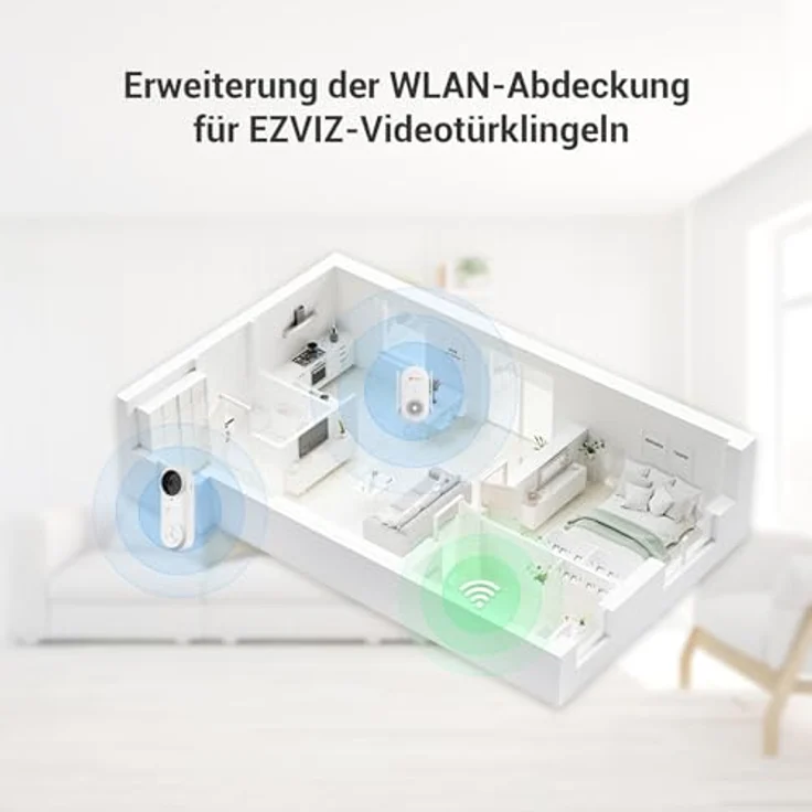 EZVIZ CH1 Innengong für Smarte Türklingel EP3X PRO, 20 Klingeltöne, einstellbare Lautstärke, bis zu 72 dB – Bild 9