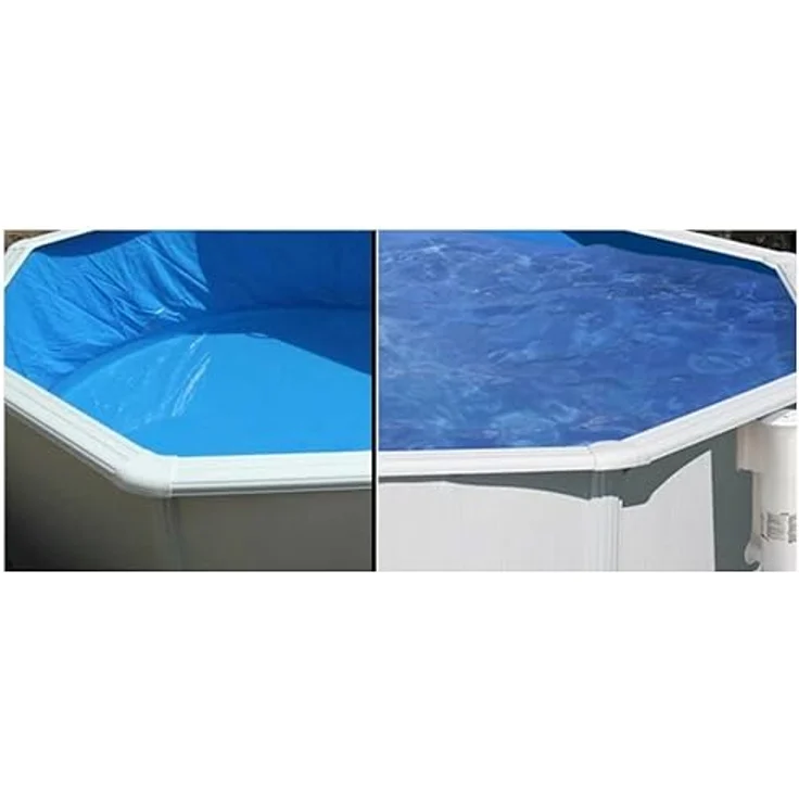 Gre Schwimmbadfolie oval 5,00 x 3,00 x 1,32 m blau, PVC-Liner mit UV-Schutz – Bild 3