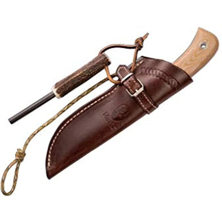 Muela Messer Aborigen Fahrtenmesser, Braun, M – Bild 2