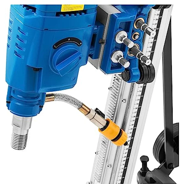 MSW MSW-DDM-O5300S Kernbohrgerät, 3700 W, 610 U/min, präzise Diamantbohrmaschine für Trocken- und Nassbohrungen, bis 350 mm Durchmesser, mit PRCD Schutzschaltung – Bild 3