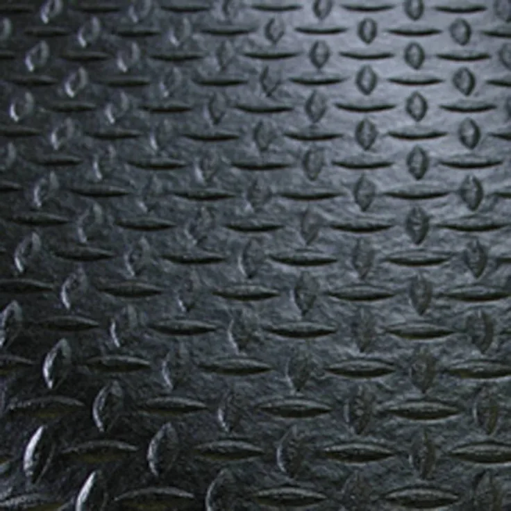 COBA Europe Orthomat® DIAMOND Arbeitsplatzmatte, Anti-Ermüdungsmatte mit Tränenblechoberfläche, 1500 x 900 x 9mm, schwarz, rutschfest, flammhemmend