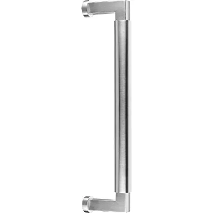 ck-tuerbeschlaege Stoßgriff für Haustüren Bauhaus | V2A Edelstahl matt | einseitige Befestigung | 350 mm Lochabstand