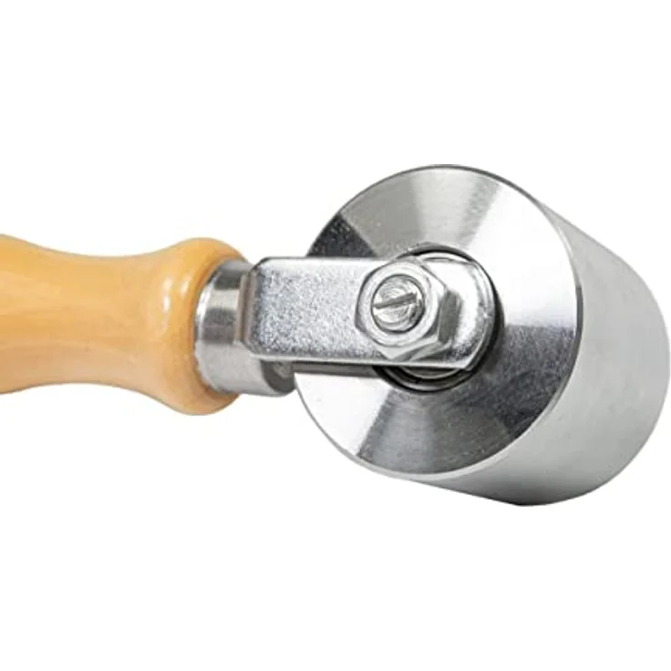 Profi Andrückrolle 50 mm Metall Andrückwalze Andrück Rolle Folie hart Dachdecker – Bild 4