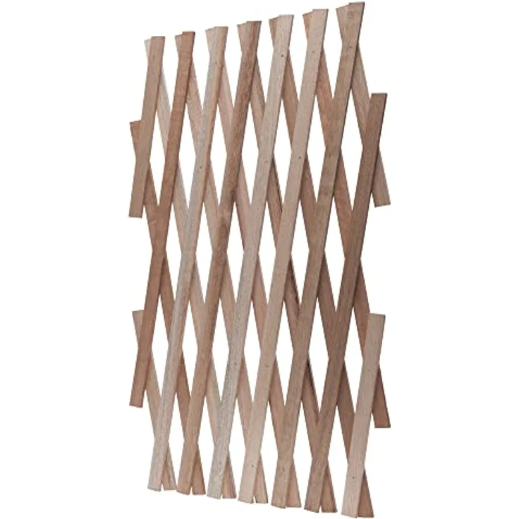 Windhager Spalier aus unbehandeltem Hartholz, Höhe 180 cm, ausziehbar für Kletterpflanzen – Bild 1