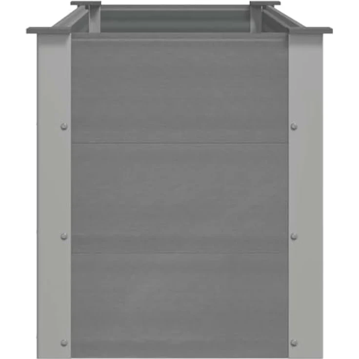 vidaXL Garten-Hochbeet WPC 150 x 50 x 54 cm Grau – Bild 9