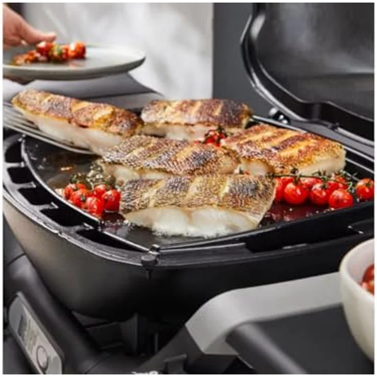 Weber Grillplatte, Full-Size Plancha aus porzellanemailliertem Gusseisen, antihaftbeschichtet für Q1000N-Serie – Bild 1