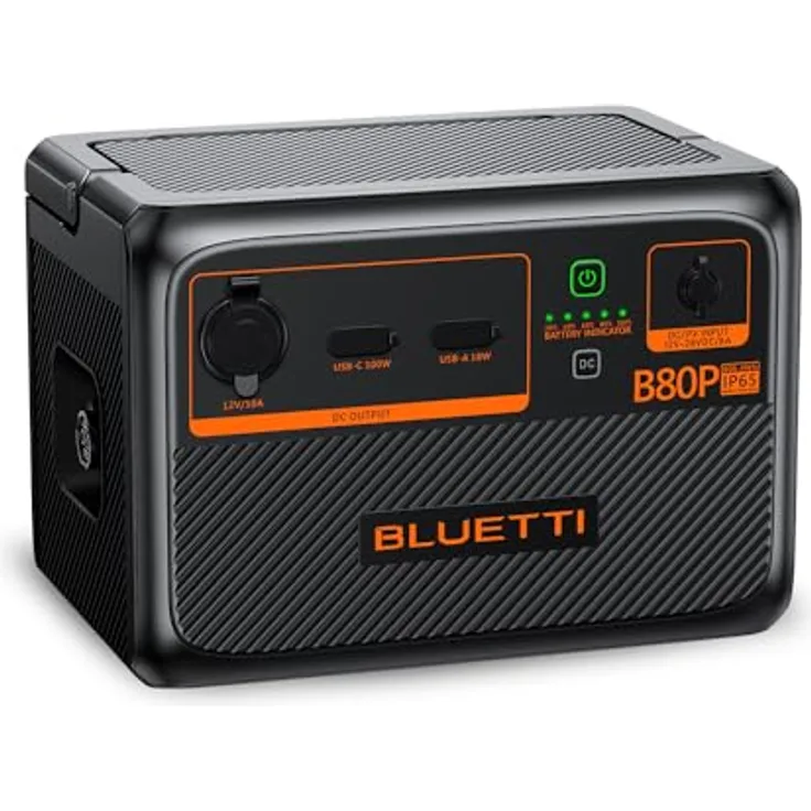 BLUETTI B80P Erweiterungsbatterie, 806 Wh Outdoor Powerbank mit IP65 Schutz, 9,9 kg