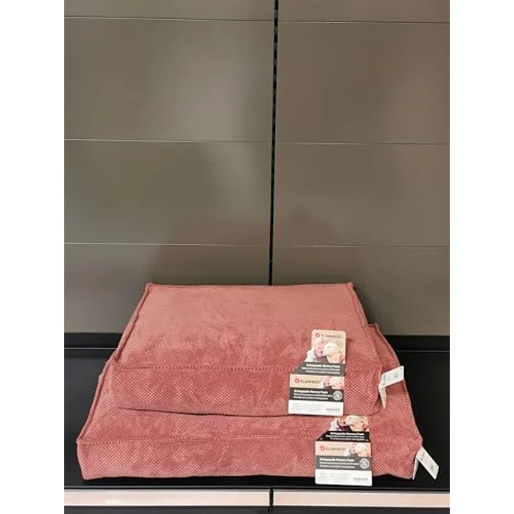 Flamingo Kissen Reno Rechteck Lachsrosa 80x60x16cm, Haustierdecke aus Kunststoff – Bild 5