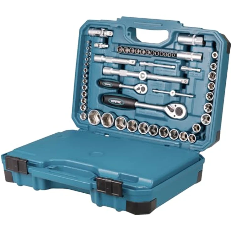 Makita Werkzeug GmbH Bohrer- und Bit-Set Makita Werkzeug-Set 231-tlg. E-17980, umfangreiches 231-teiliges Werkzeug-Set in gut sortiertem Koffer – Bild 3