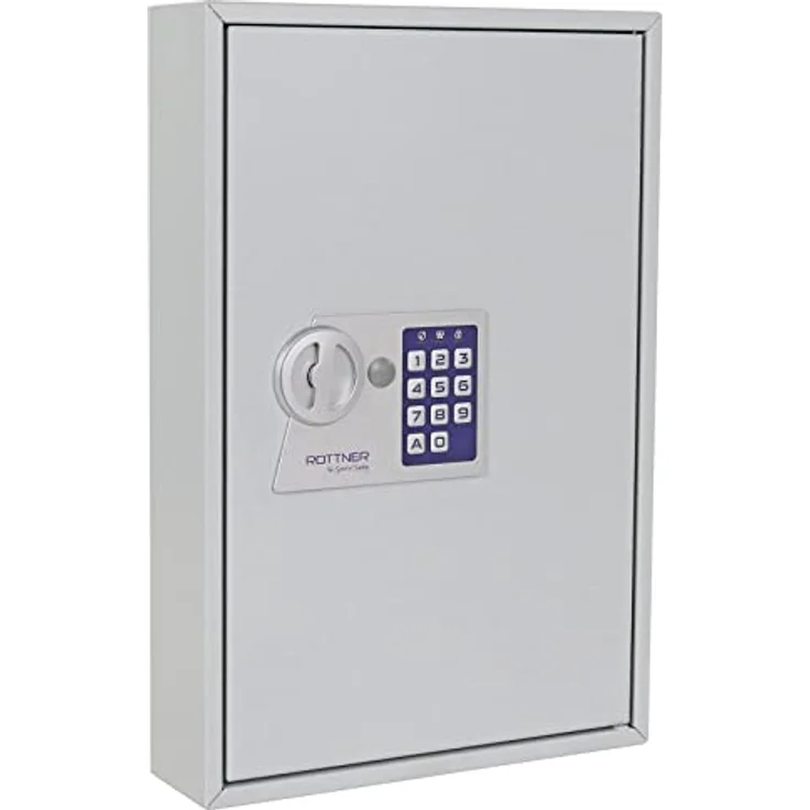 Rottner Schlüsselschrank S 64 EL, Elektronikschloss, Schlüsselkasten, Schlüsselschrank, Wandmontage, Schlüsselanhänger – Bild 5