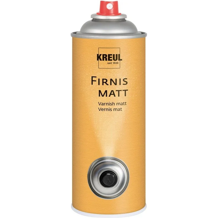 Kreul Bastelkleber Sprühfirnis Acryl & Öl, 400 ml, glänzend, lichtecht, wasserfest, lösungsmittelfrei