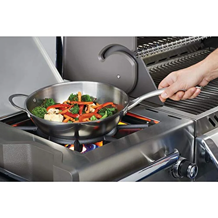 Napoleon 12'' Wok aus Edelstahl – Bild 3