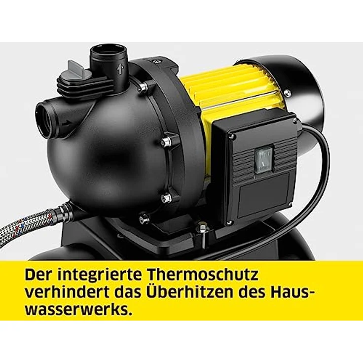 Kärcher BP 4.900 Home Hauswasserwerk, Fördermenge: 4.900 l/h, Förderhöhe: max. 50 m, Ansaughöhe: max. 8 m, Motorleistung: 1.150 Watt, Druck: max. 5 bar – Bild 5