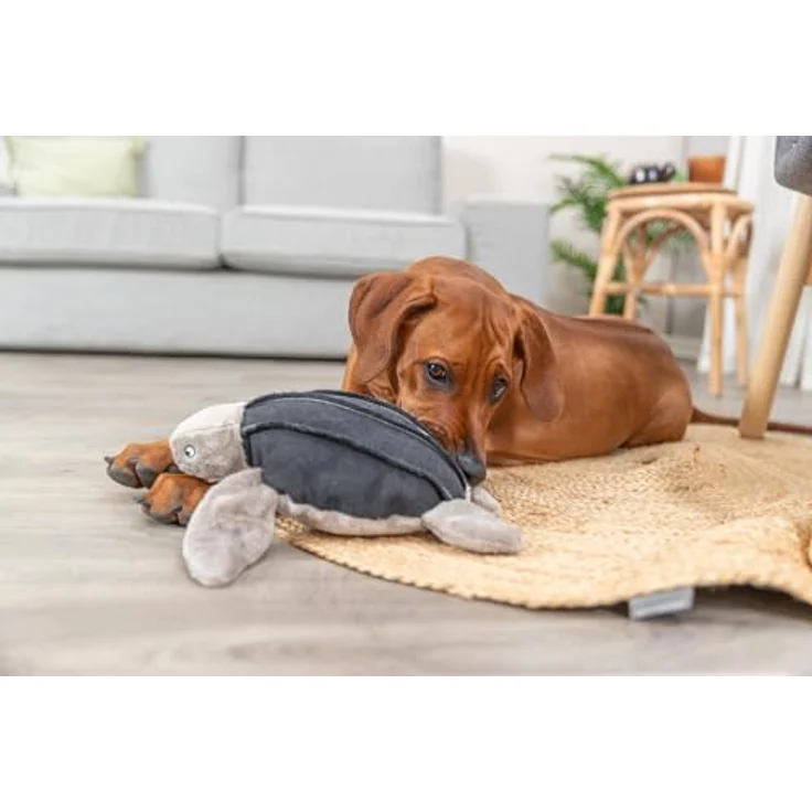 TRIXIE Be Nordic Plüschtiere für Hunde Schildkröte Hauke – maritimes Kuscheltier für Hunde zum Spielen und Kuscheln – robust & langlebig - 36062 – Bild 5