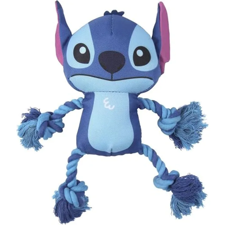 Cerda Outdoor-Spielzeug Disney Stitch, robustes Hundespielzeug aus Polyester für gesunde Zähne und Zahnfleisch