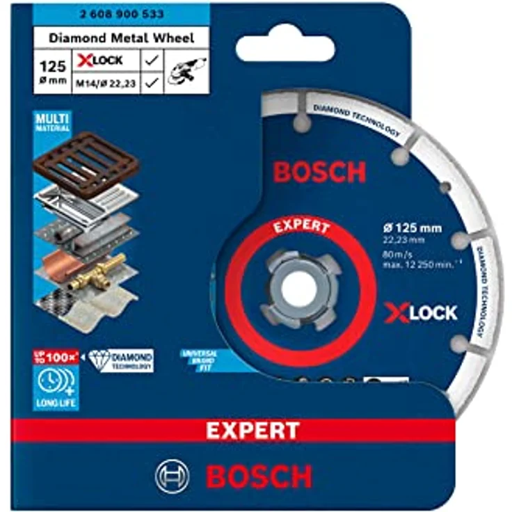 Bosch Expert MultiMaterial Durchmesser 125mm X-LOCK Diamant Trennscheibe – Bild 2