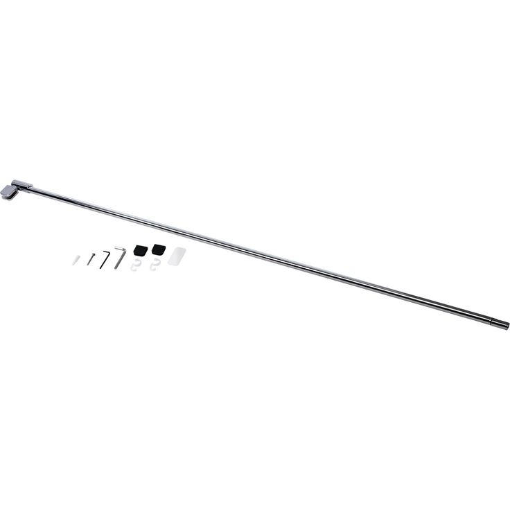 Schulte Stabilisationsbügel für Duschkabinen, 122 cm, verchromte Oberfläche