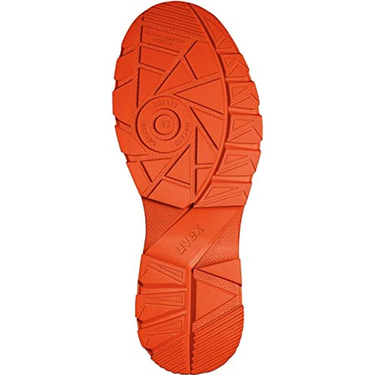 Uvex Safety 2 xenova Halbschuhe S3 95062, metallfreie Sicherheitsschuhe in schwarz/rot, Weite 11, Größe 49 – Bild 7