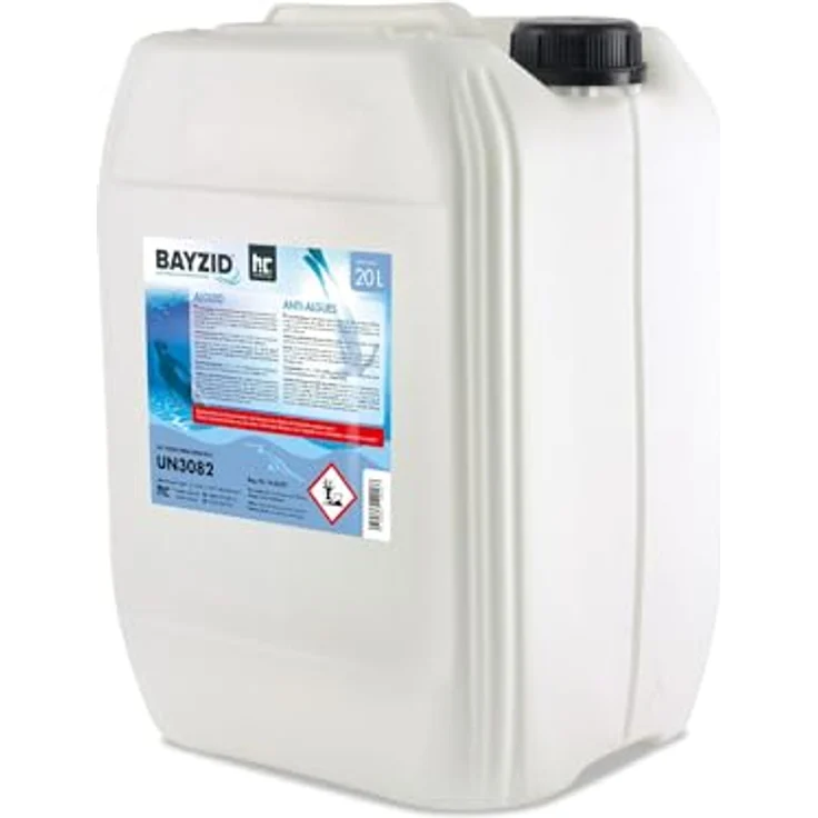 6 x 20 Liter BAYZID Algenvernichter für Pools in groÃŸen Kanistern – Bild 2