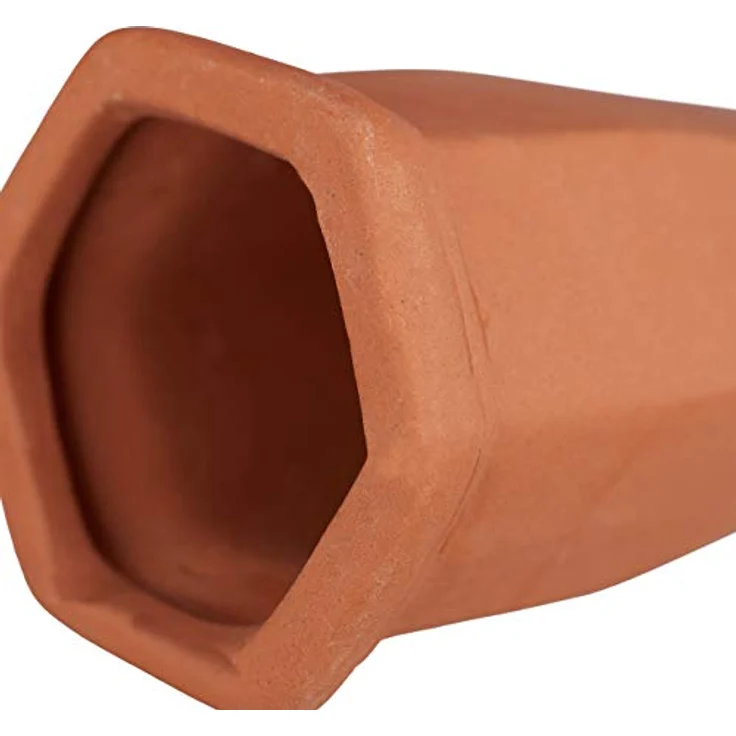 Relaxdays Tonkegel Bewässerung 4er Set, Pflanzen Wasserspender Ton, Wein und PET Flaschen Bewässerungskegel, Terracotta – Bild 6