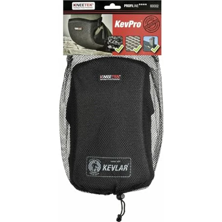 KNEETEK Knieschoner Kevlar kurzzeitig bis 1300 Grad hitzebeständig, 1 Stück, 60002 – Bild 4