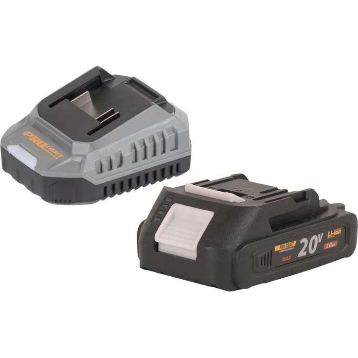 Procraft Starter Pack C20/2, Ladegerät 20 V 2 A + 1x 20/2A Akku 2,0 Ah