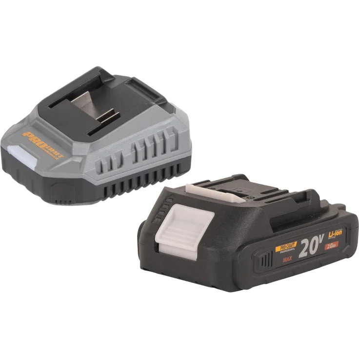 Procraft Starter Pack C20/2, Ladegerät 20 V 2 A + 1x 20/2A Akku 2,0 Ah