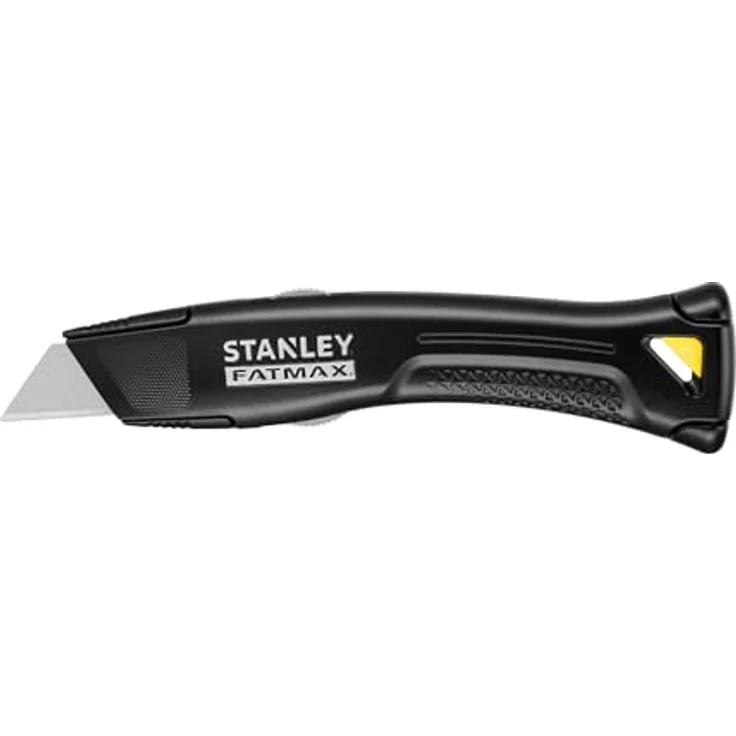 STANLEY FMHT10500-0, Cuttermesser mit feststehender Klinge, schwarz, inkl. 2 Trapezklingen und 1 Hakenklinge, ergonomisches Design für professionelle Anwendungen – Bild 2