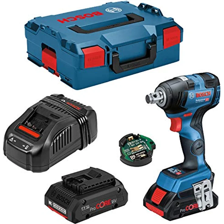 Bosch Professional Akku-Drehschlagschrauber GDS 18V-200 C, mit 2 x Akku ProCORE18V 4.0 Ah, L-BOXX - 06019G4300 – Bild 2