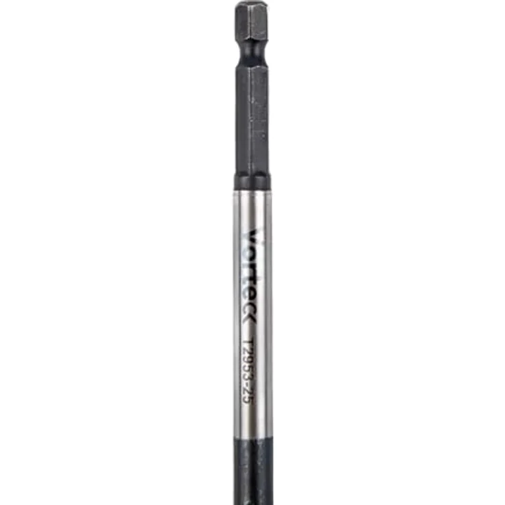 C.K Tools Vorteck Flachfräsbohrer Holzbohrer 25 mm x 152 mm, Selbstziehende Gewindespitze, 1/4 Zoll Hex Quick Lock Schaft, Carbonstahl, schlagschraubergeeignet, CK T2953-25 – Bild 2