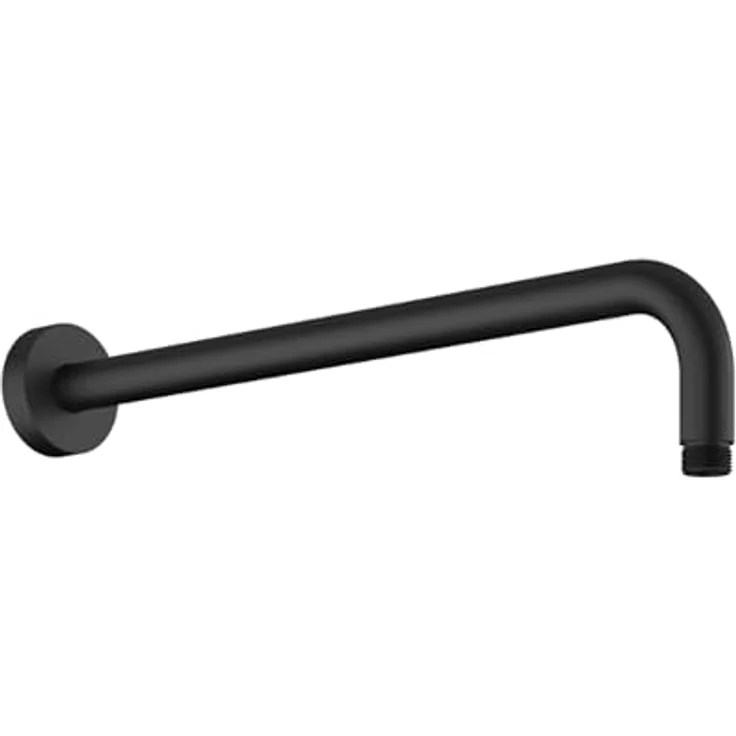 CHRIS BERGEN Kopfbrause Wassersparender Regenduschkopf mit Brausearm, Regendusche, Kopfbrause, in Schwarz matt – Bild 4