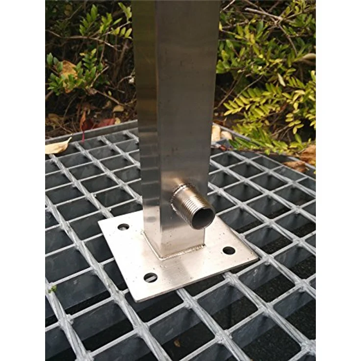 Köhko Wassersäule 650 mm aus Edelstahl V2A Gartenzapfstelle mit wasserdichter Verschweißung, belastbar bis 4 bar – Bild 3