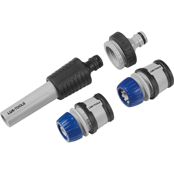 LUX Grundausstattung für Gartenschläuche 4-tlg. für 13 mm