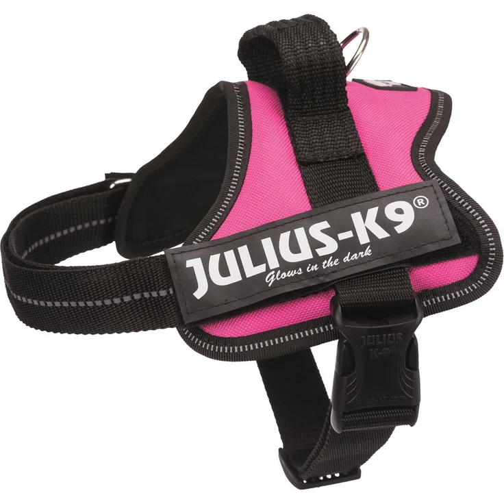 Julius-K9® Powergeschirr Baby & Mini fuchsia Mini (M) – Bild 1