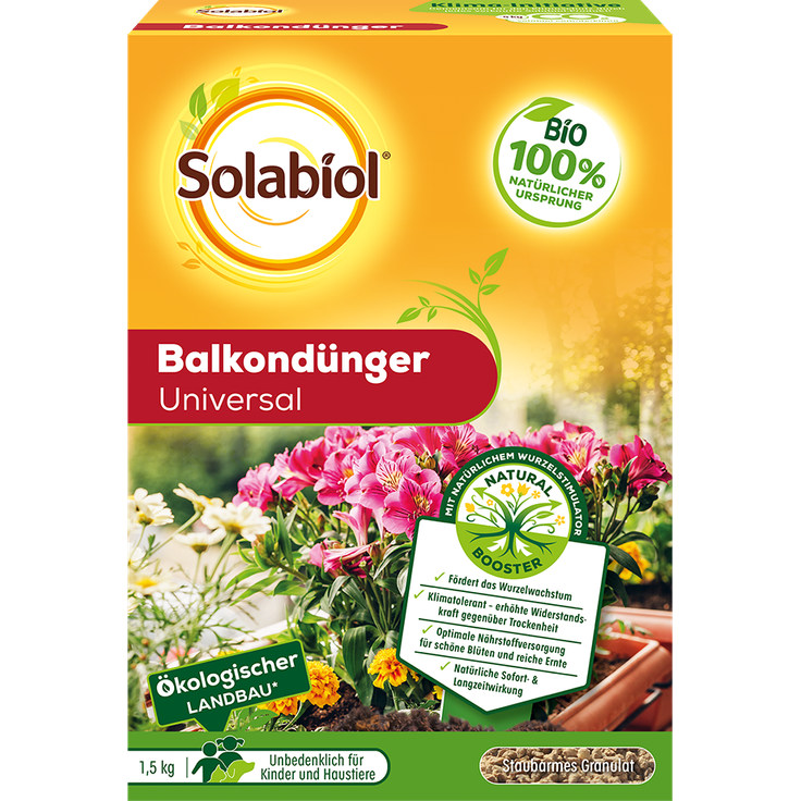 SBM Solabiol Balkondünger, 1,5 kg
