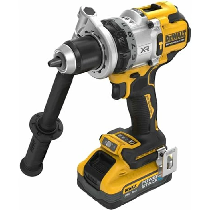 DeWALT Akku-Schlagbohrschrauber DCD1007H2T-QW 18V 5Ah Akkuschrauber Bohrmaschine, 169 Nm Drehmoment, blau – Bild 3