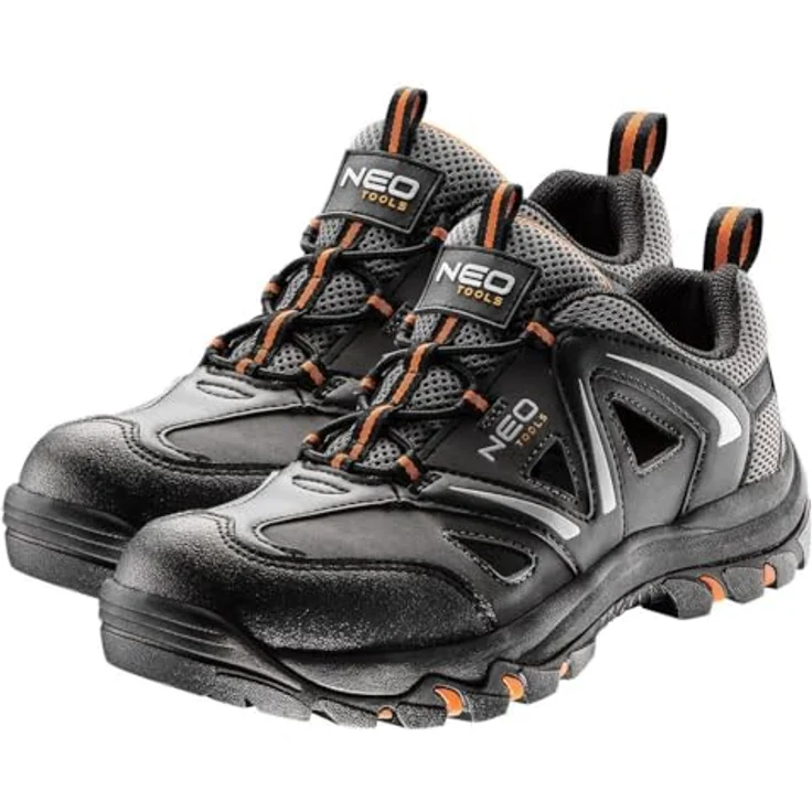 Neo Tools Professional Sandals, Sicherheitsschuhe mit PU-Obermaterial, Gr. 43, EN ISO 20347:2012 SRA OB, rutschfest und belüftet – Bild 1